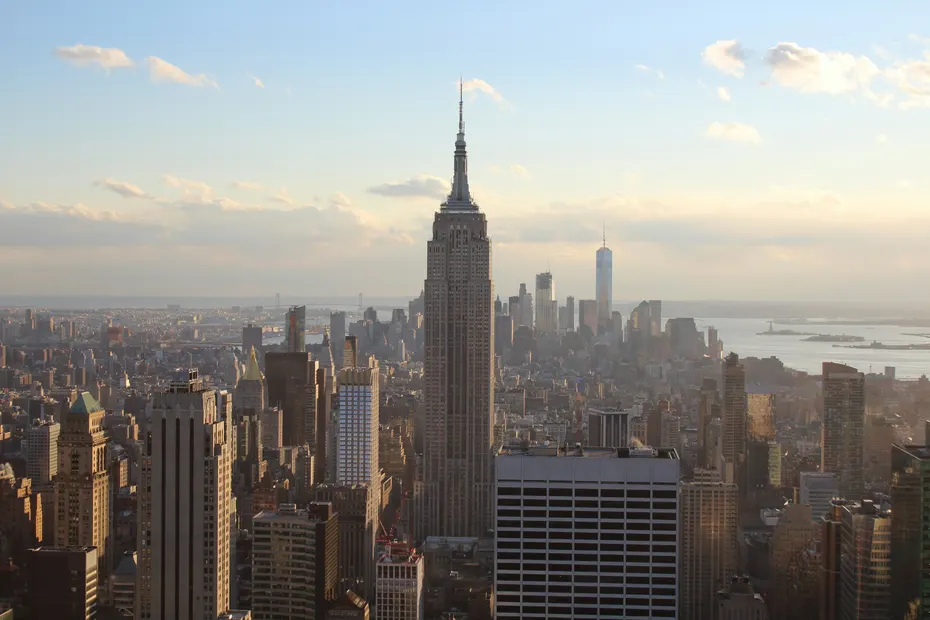 New York City skyline with the Empire State Building